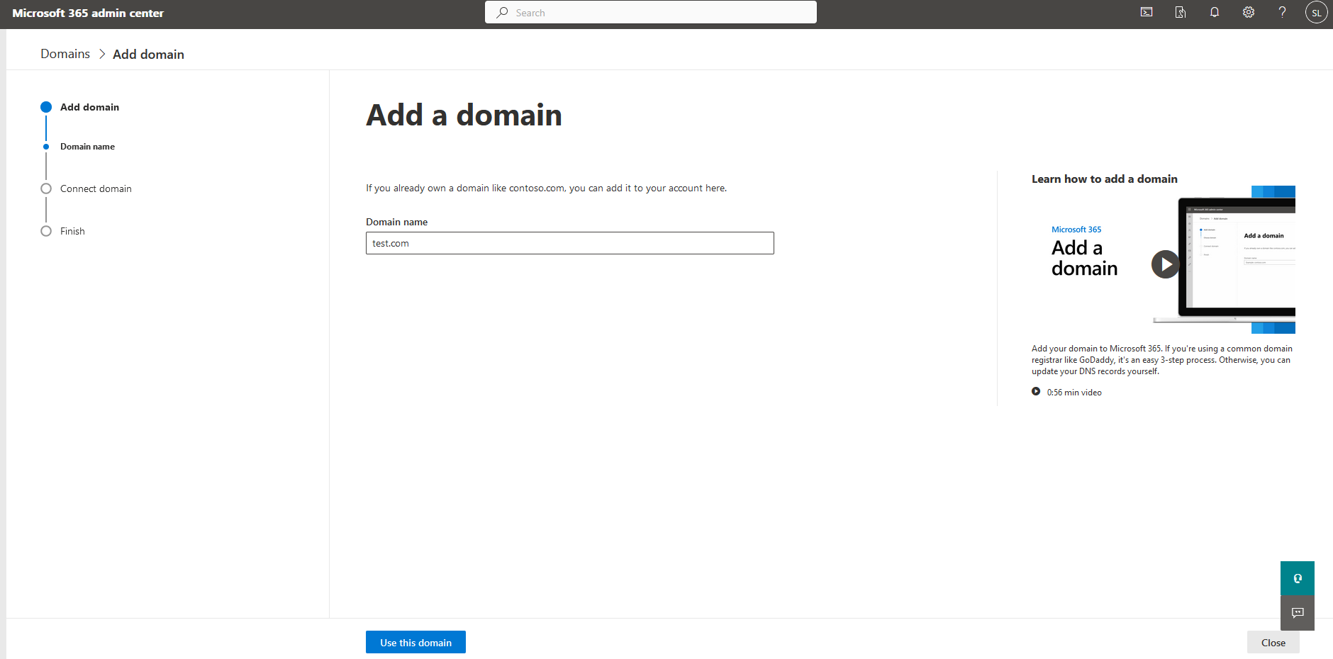 Add a Domain O365 - Google Workspace to Office 365 Migration